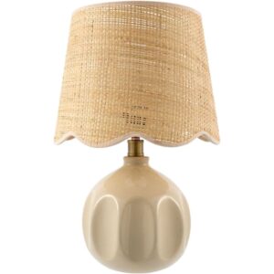 Bellune Cream Ceramic Table Lamp by Livabliss