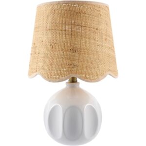 Bellune White Ceramic Table Lamp by Livabliss