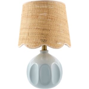 Bellune Aqua Ceramic Table Lamp by Livabliss