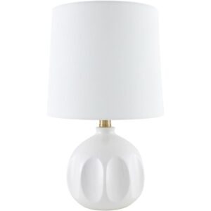 Bellune White Ceramic Table Lamp by Livabliss