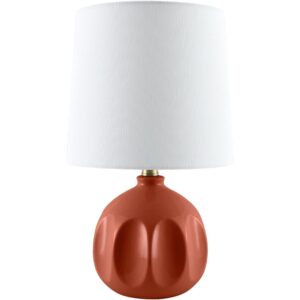 Bellune Brick Red Ceramic Table Lamp by Livabliss