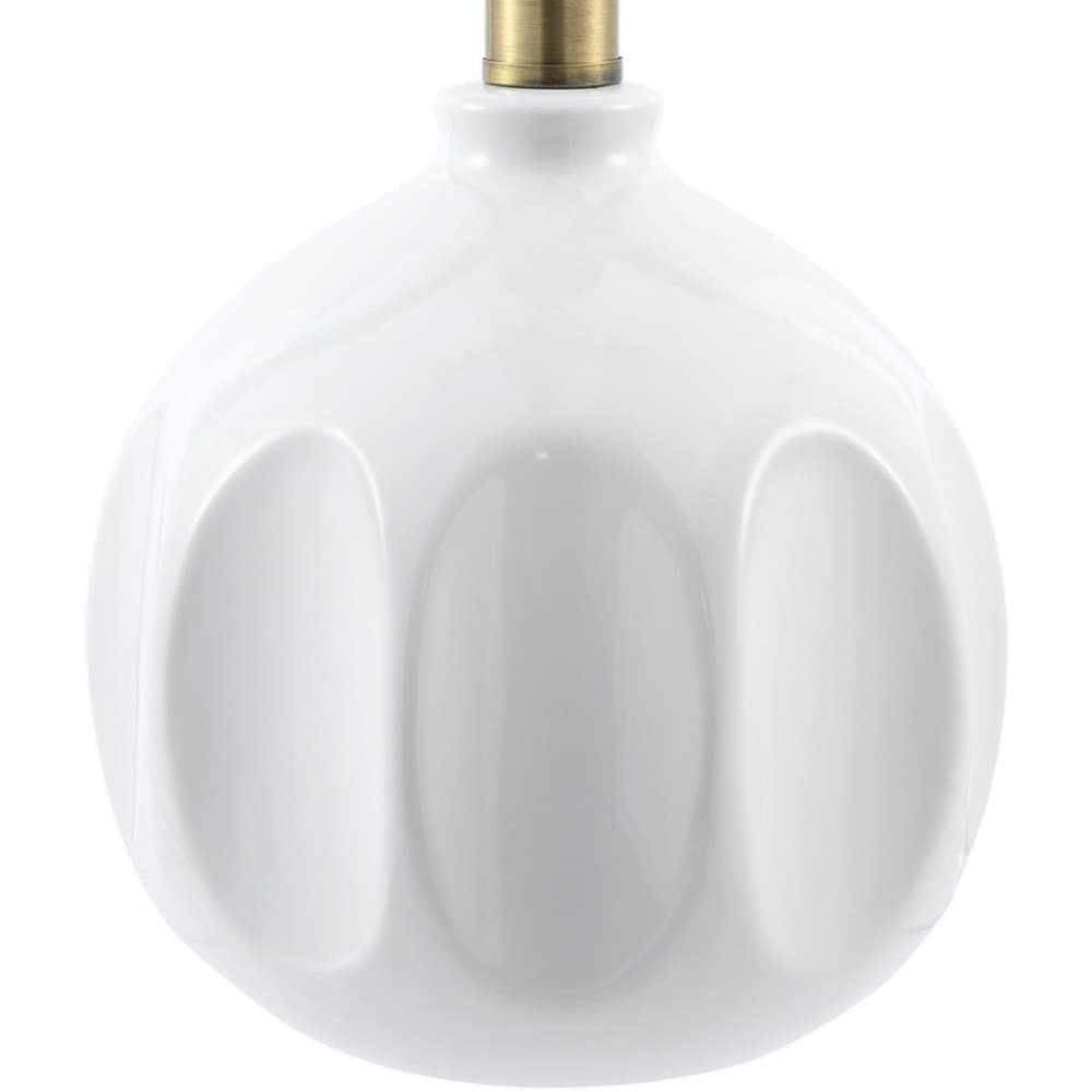 Bellune White Ceramic Table Lamp by Livabliss - Image 2