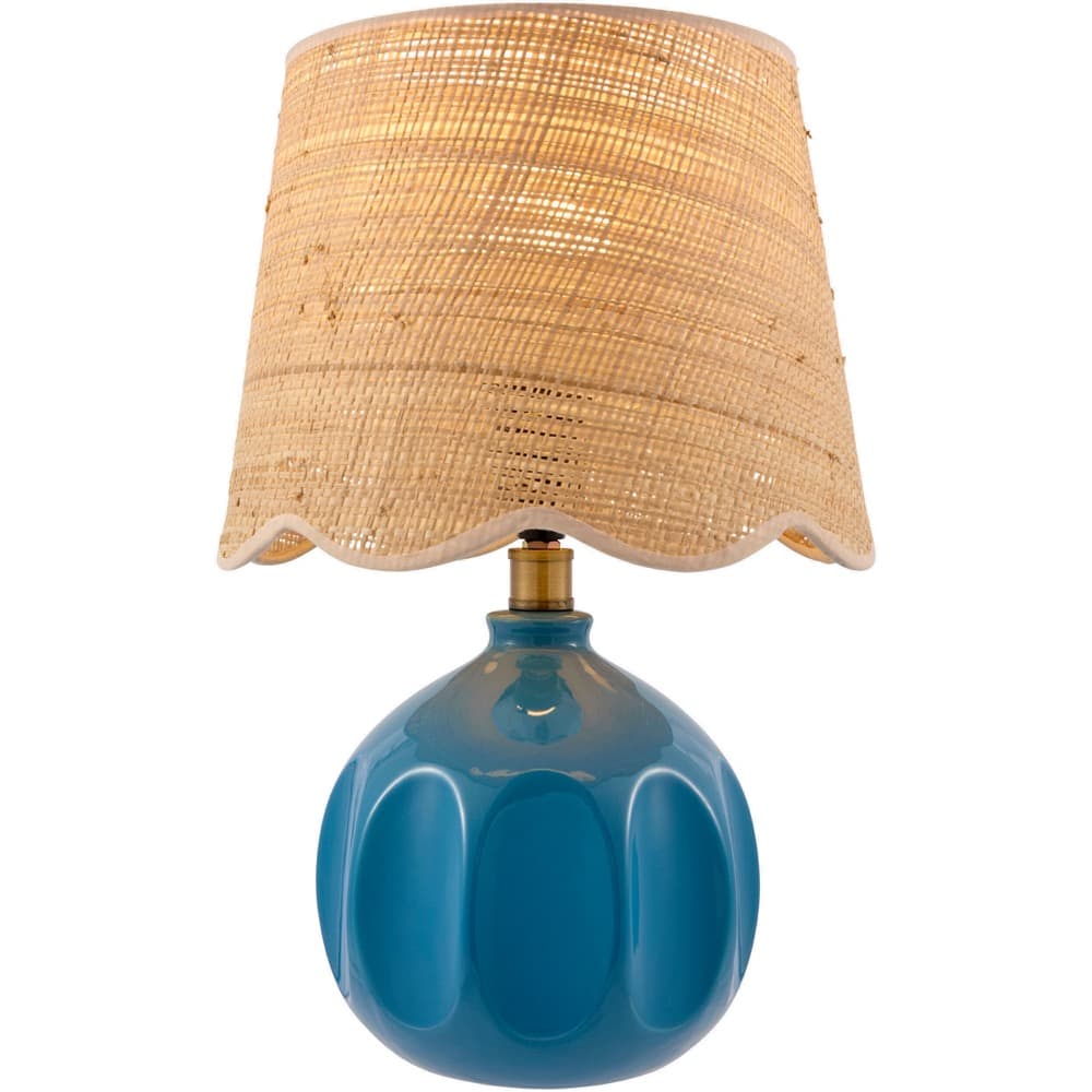 Bellune Blue Ceramic Table Lamp by Livabliss - Image 2