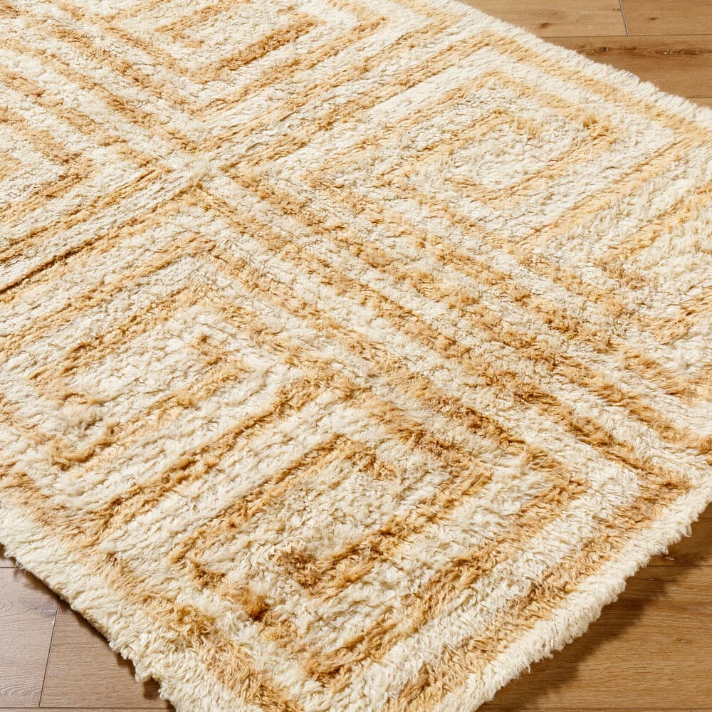 Beni Moroccan Beige Handmade Rug by Livabliss - Image 3
