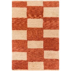 Beni Moroccan Terracotta Handmade Rug by Livabliss