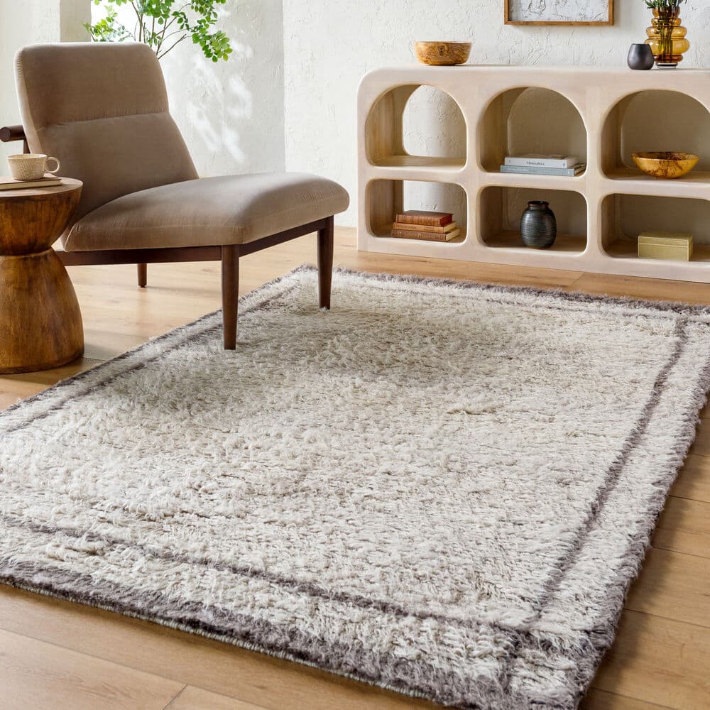 Beni Moroccan Ivory Handmade Rug by Livabliss - Image 2