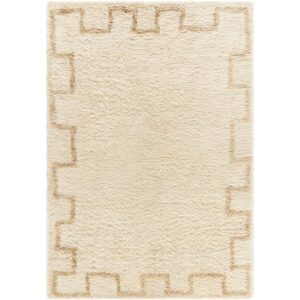 Beni Moroccan Ivory Handmade Rug by Livabliss