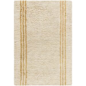 Beni Moroccan Ivory Handmade Rug by Livabliss