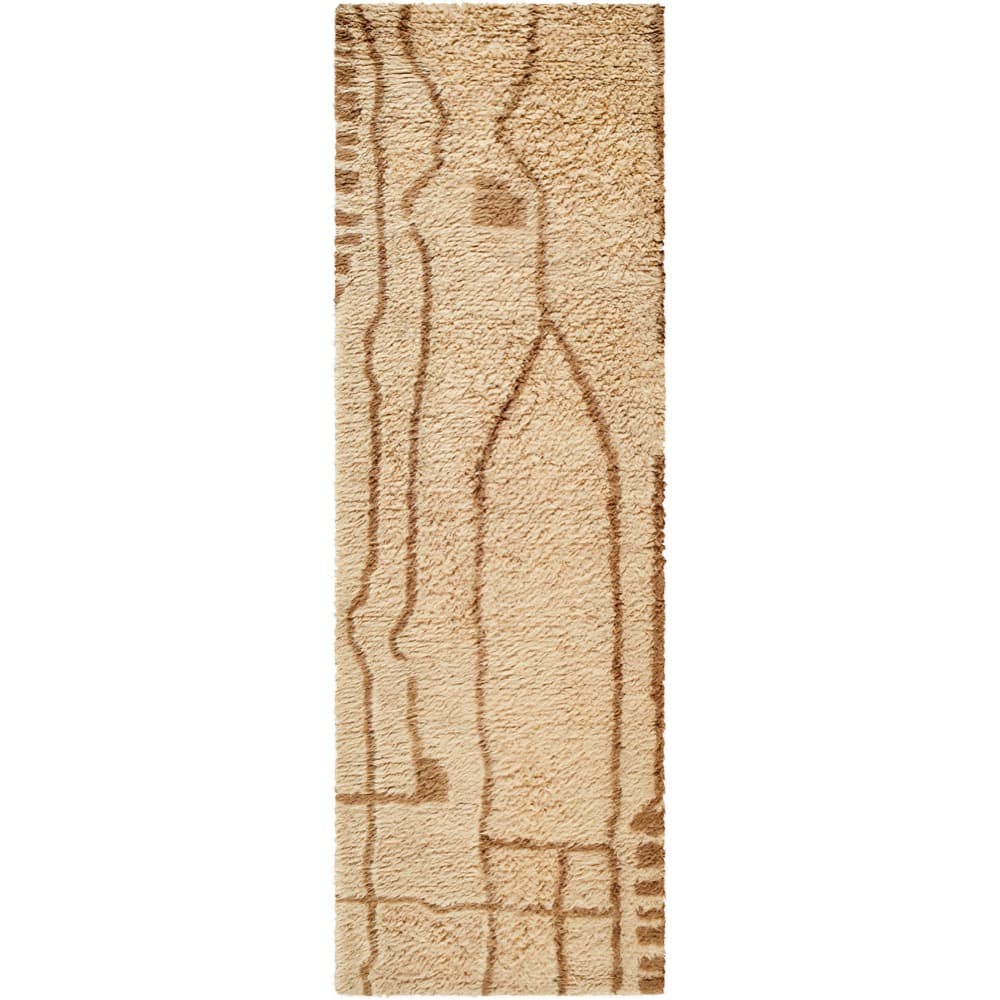 Beni Moroccan Beige Handmade Rug by Livabliss - Image 5