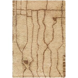 Beni Moroccan Beige Handmade Rug by Livabliss