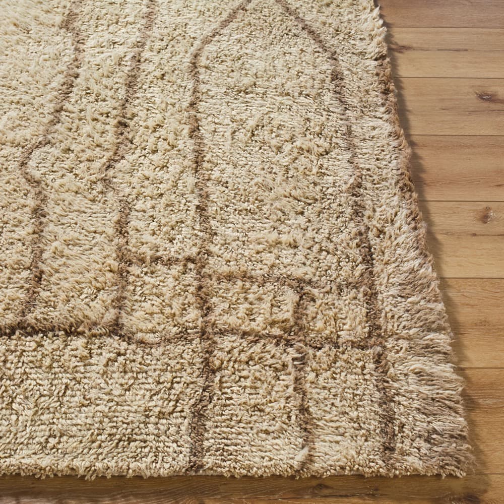 Beni Moroccan Beige Handmade Rug by Livabliss - Image 4