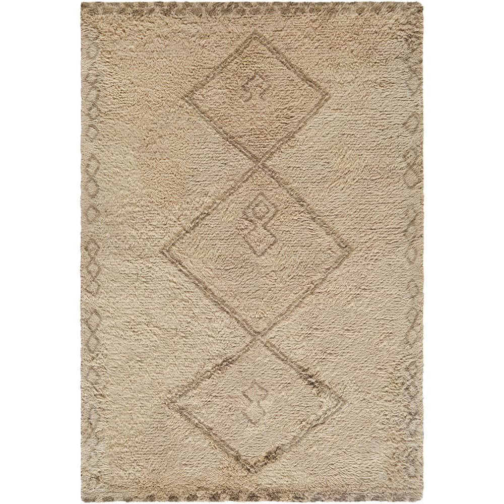 Beni Moroccan Beige Handmade Rug by Livabliss - Image 4