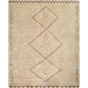 Beni Moroccan Beige Handmade Rug by Livabliss