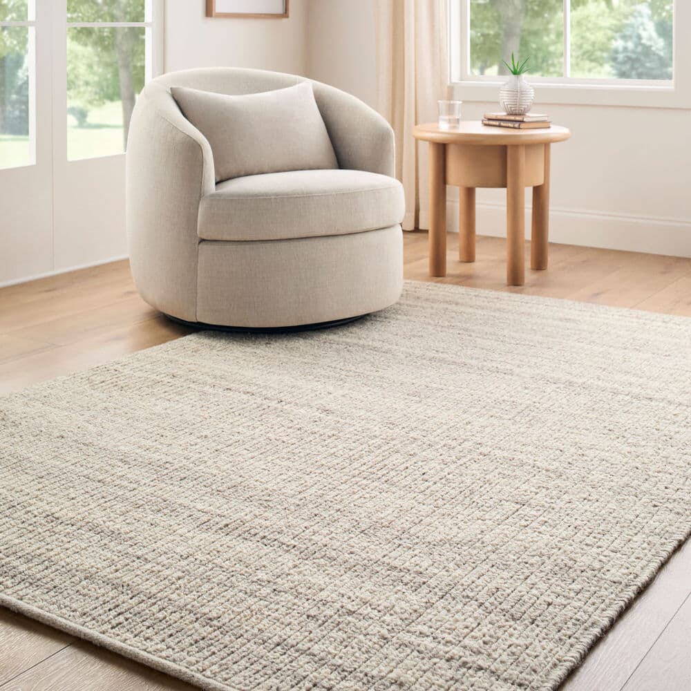Bern Light Gray Handmade Rug by Livabliss - Image 2