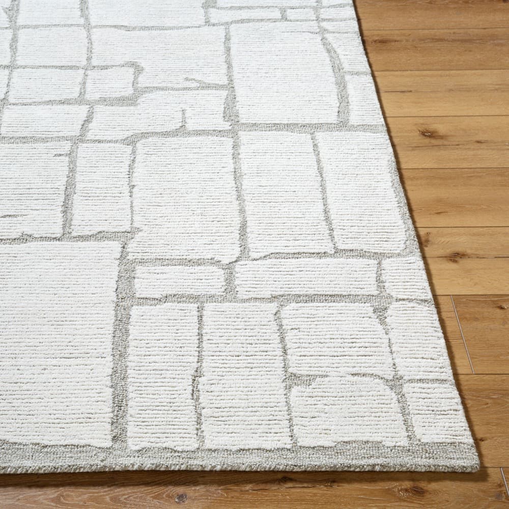 Bianca Ivory Handmade Rug by Livabliss - Image 2