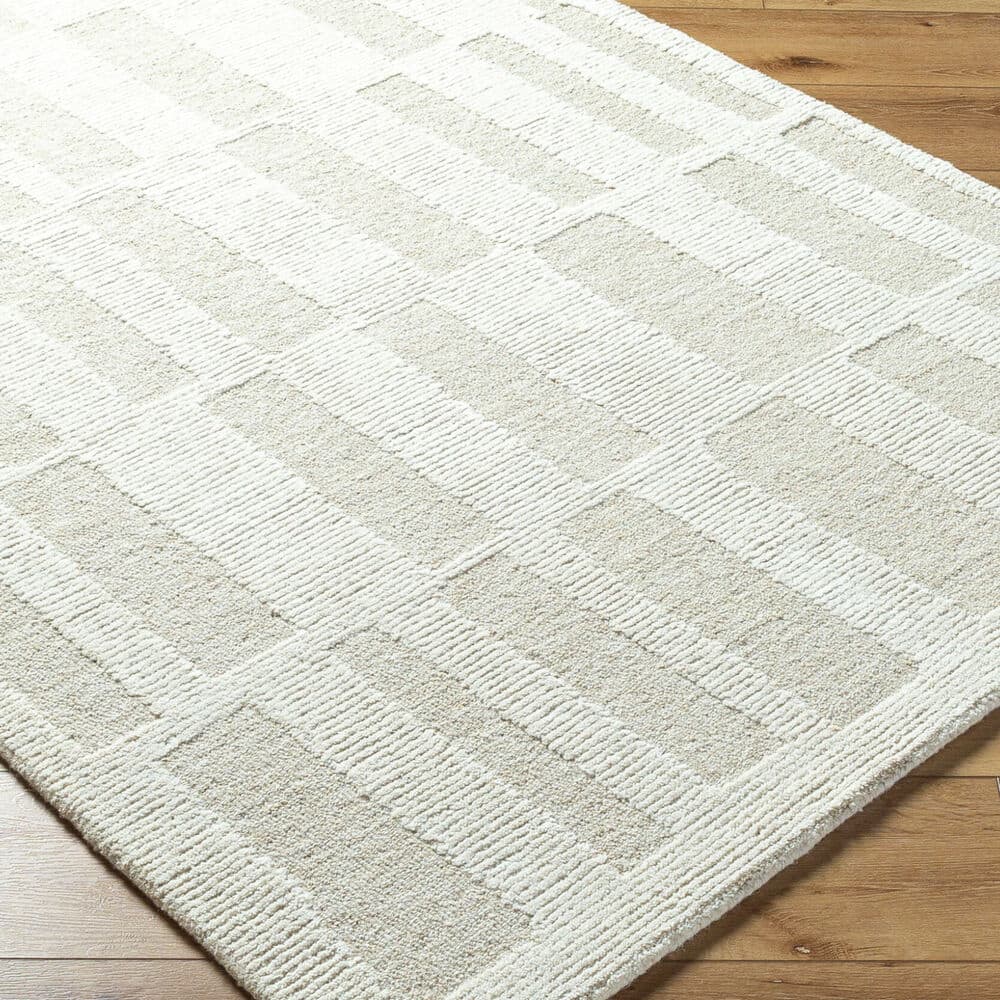 Bianca Ivory Handmade Rug by Livabliss - Image 3