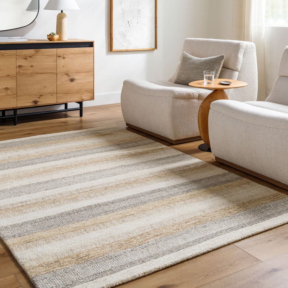 Bournemouth Ivory Handmade Rug by Livabliss - Image 2