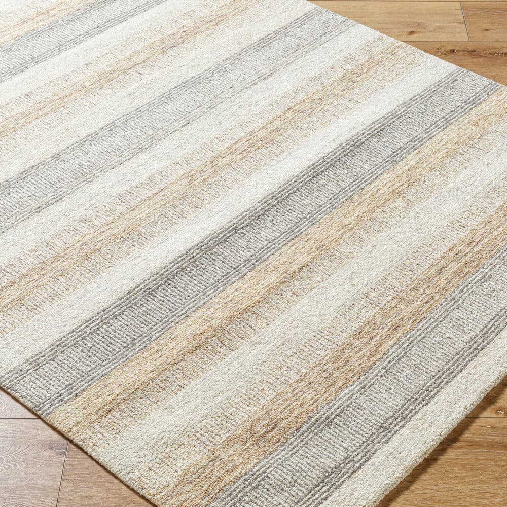 Bournemouth Ivory Handmade Rug by Livabliss - Image 3