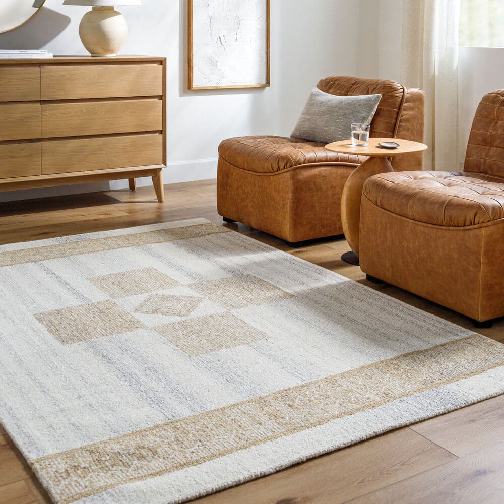 Bournemouth Ivory Handmade Rug by Livabliss - Image 2