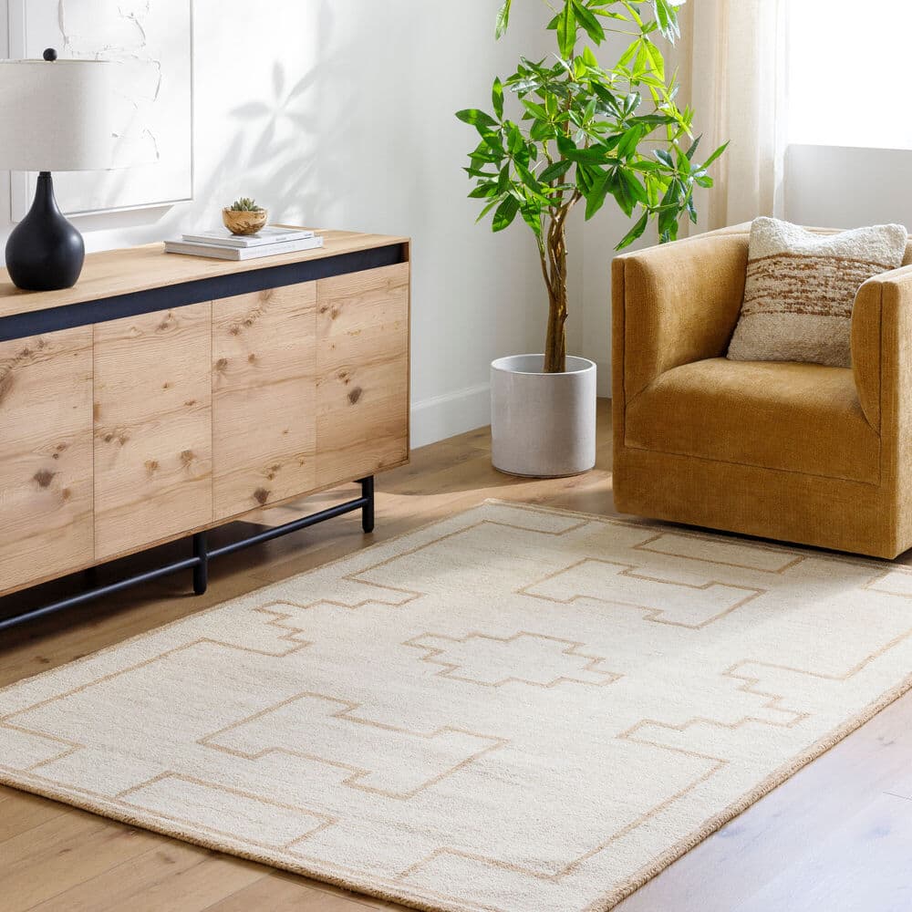 Bournemouth Brown Handmade Rug by Livabliss - Image 2