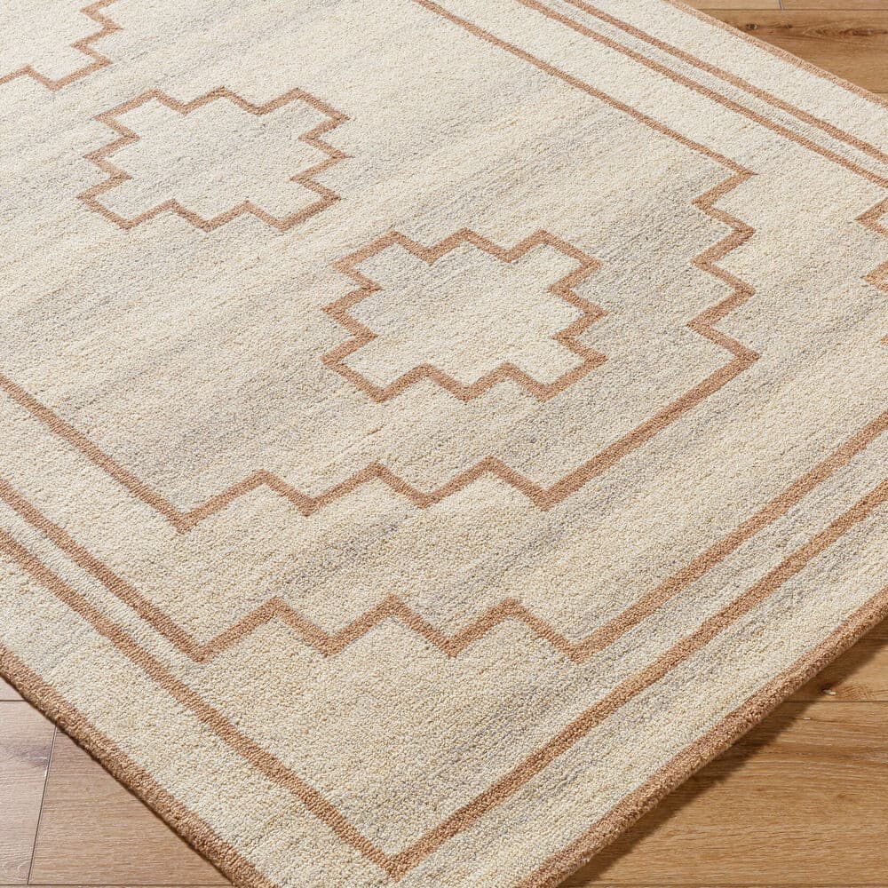 Bournemouth Beige Handmade Rug by Livabliss - Image 3
