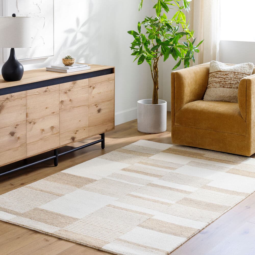 Bournemouth Brown Handmade Rug by Livabliss - Image 2