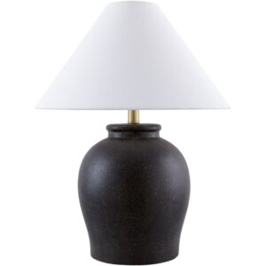 Besson Black Ceramic Table Lamp by Livabliss