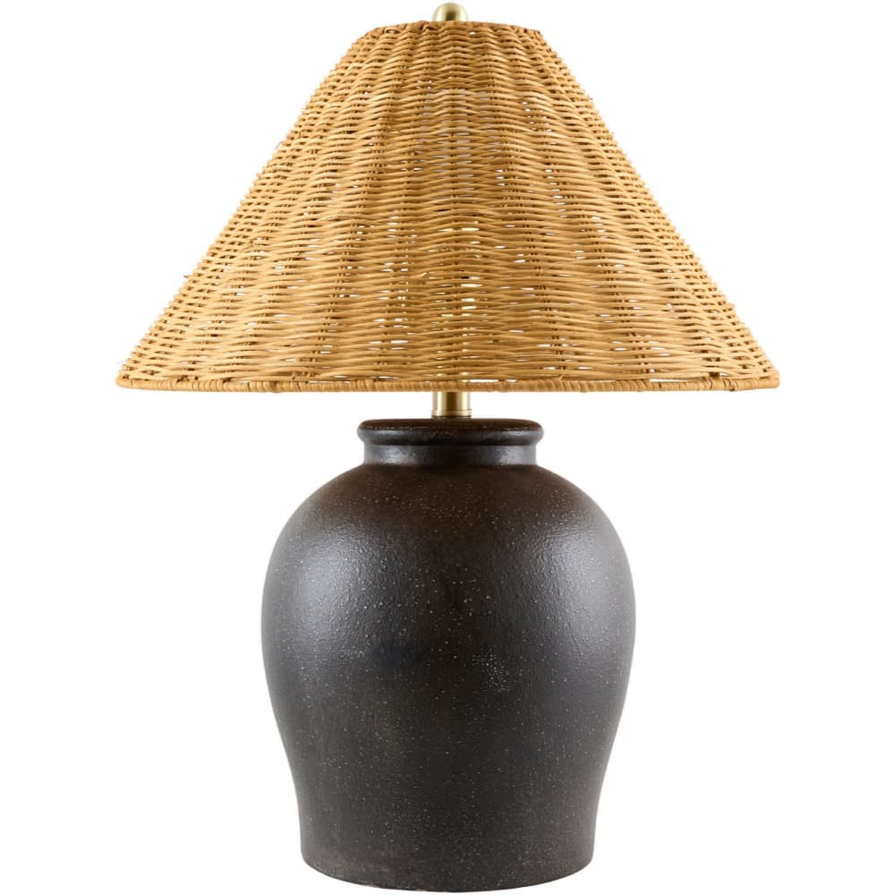 Besson Black Ceramic Table Lamp by Livabliss