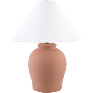 Besson Terracotta Ceramic Table Lamp by Livabliss