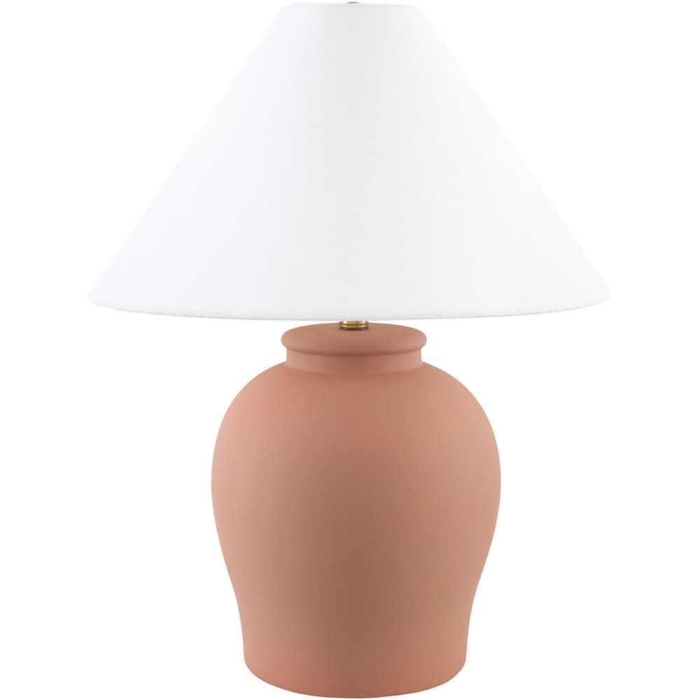 Besson Terracotta Ceramic Table Lamp by Livabliss