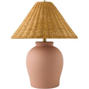 Besson Terracotta Ceramic Table Lamp by Livabliss