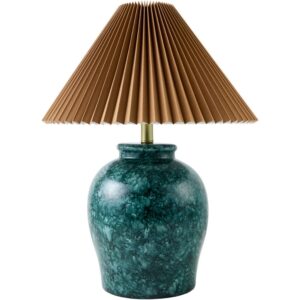 Besson Green Ceramic Table Lamp by Livabliss