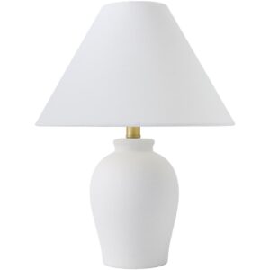 Besson White Ceramic Table Lamp by Livabliss