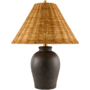 Besson Black Ceramic Table Lamp by Livabliss