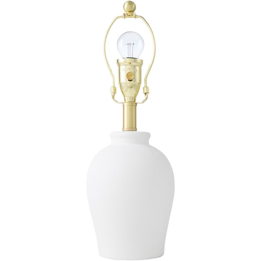 Besson White Ceramic Table Lamp by Livabliss - Image 2