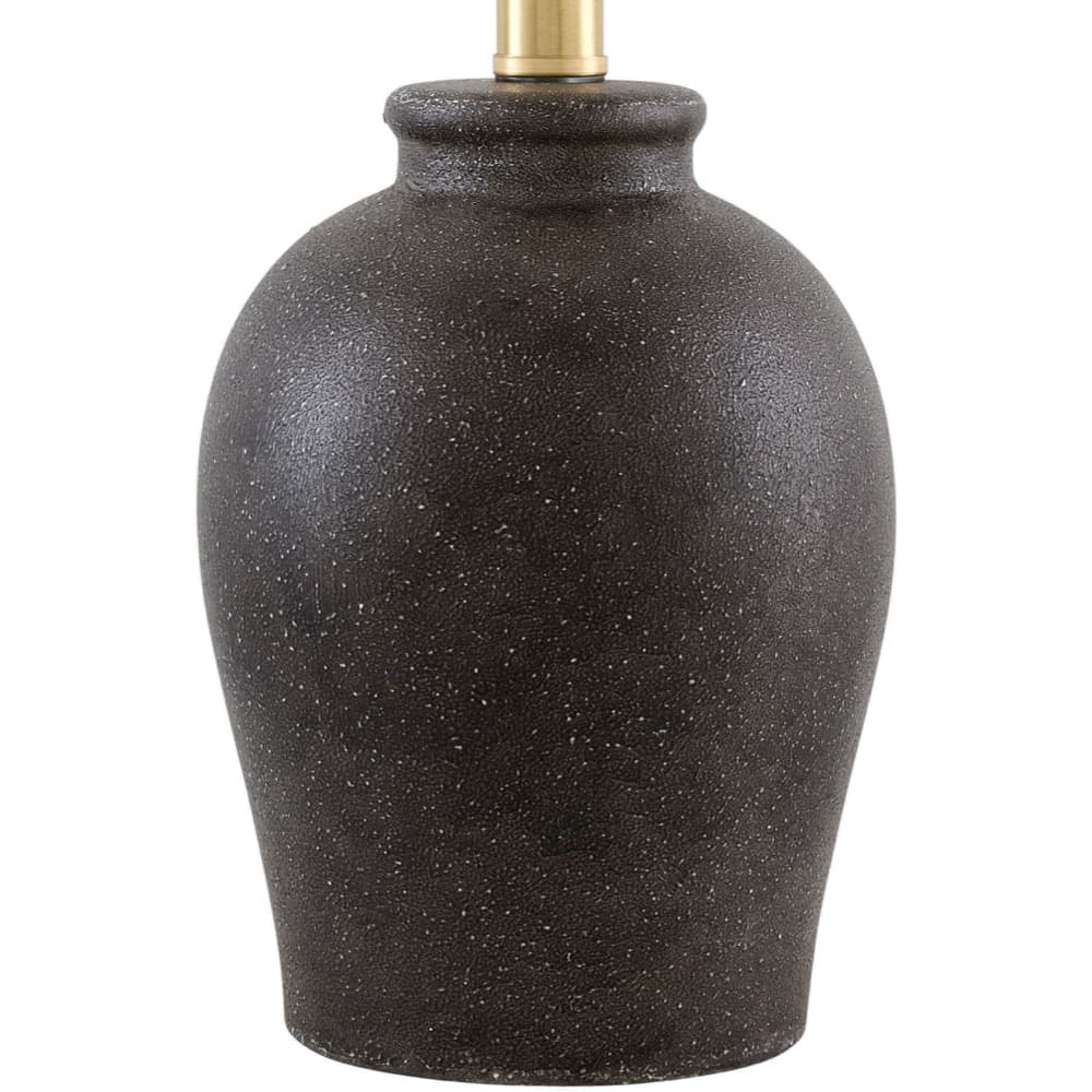 Besson Black Ceramic Table Lamp by Livabliss - Image 2