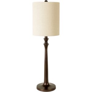 Bettiny Metallic Bronze Resin Buffet Table Lamp by Livabliss