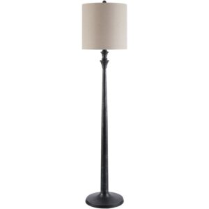 Bettiny Black Resin Accent Floor Lamp by Livabliss