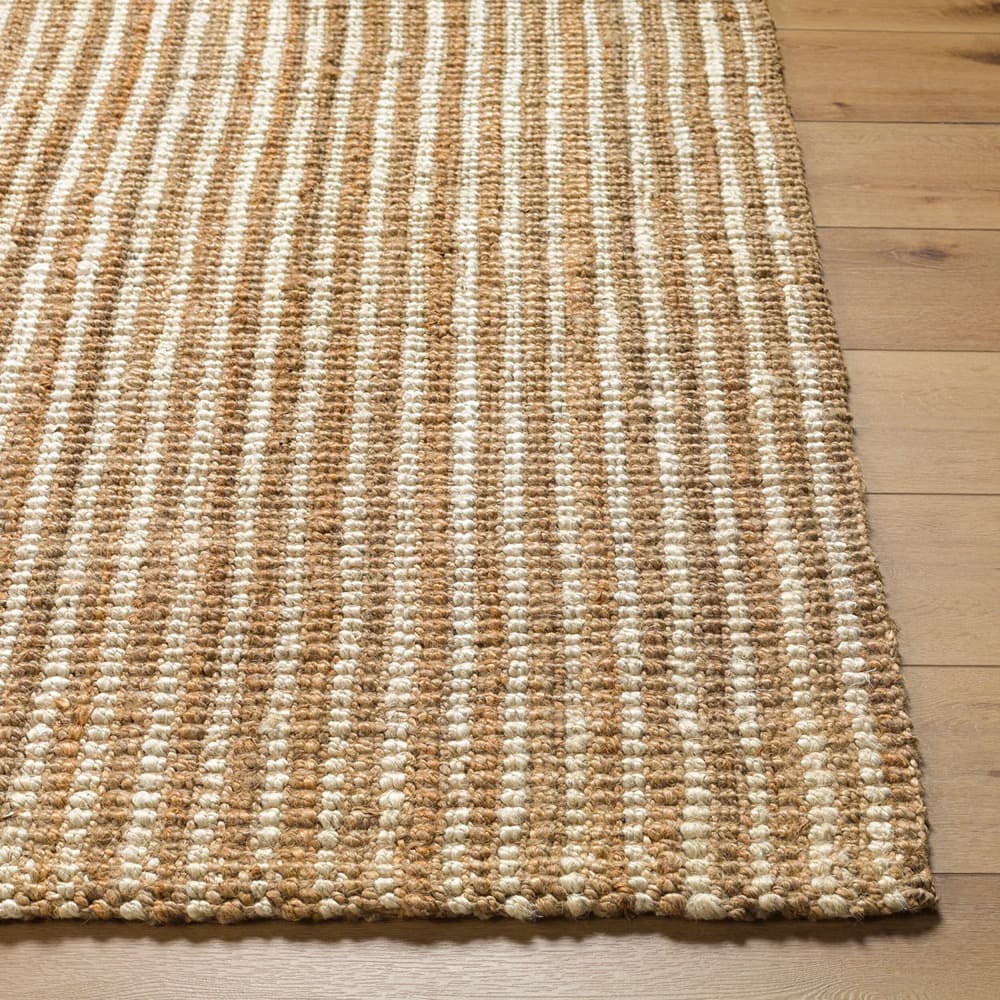 Boucle Tan Handmade Rug by Livabliss - Image 2