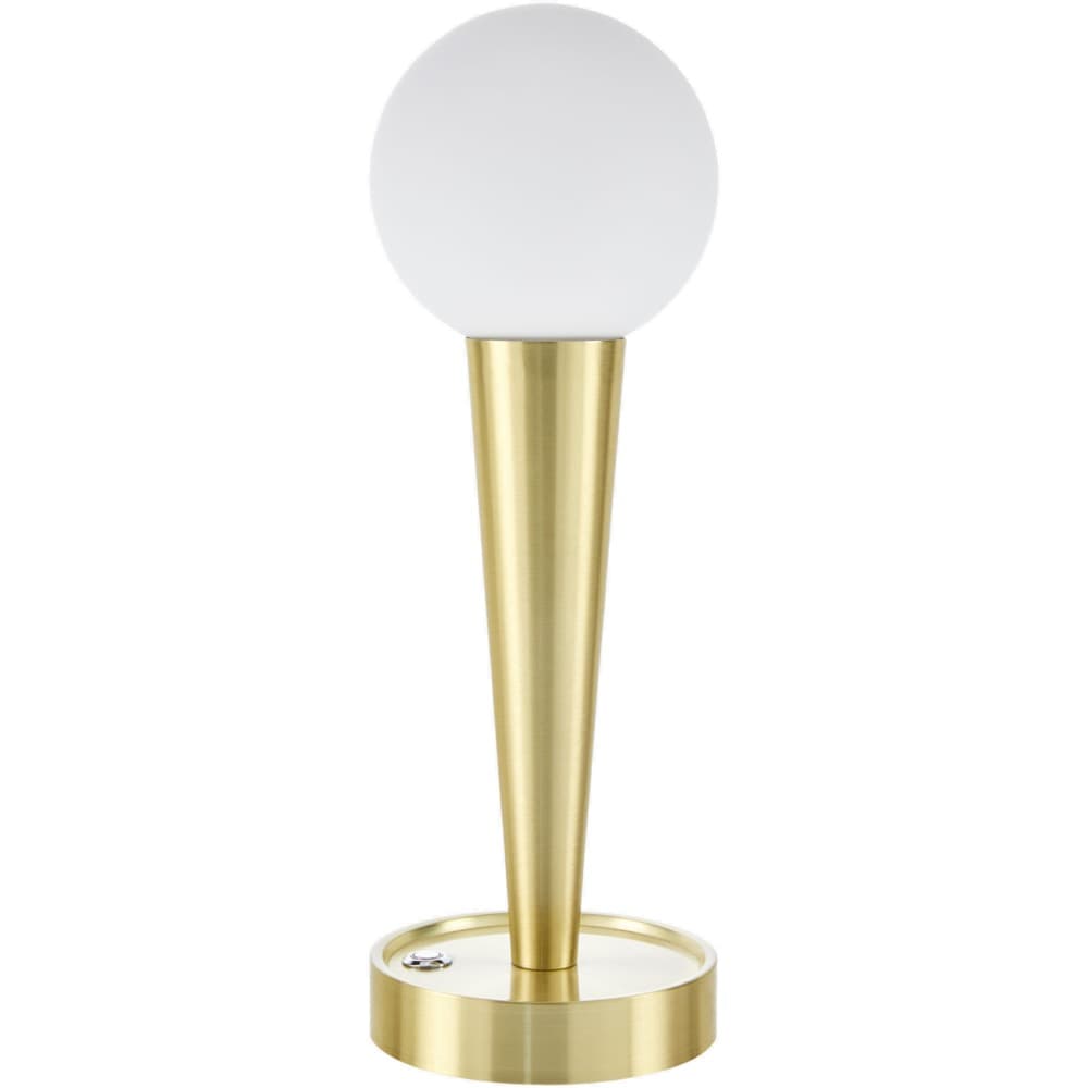 Bruna Metallic Gold Iron Table Lamp by Livabliss