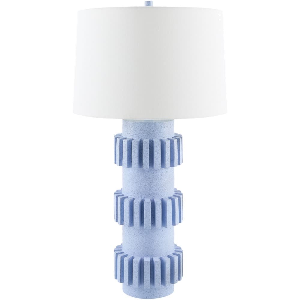 Bute Blue Resin Table Lamp by Livabliss