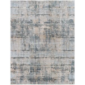 Brunswick Pale Blue Machine Woven Rug by Livabliss