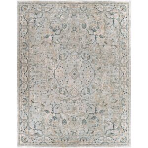 Brunswick Deep Teal Machine Woven Rug by Livabliss