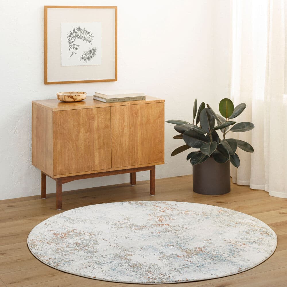 Brunswick Cream Machine Woven Rug by Livabliss - Image 5