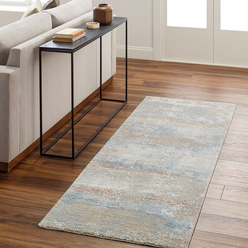 Brunswick Blue Machine Woven Rug by Livabliss - Image 9