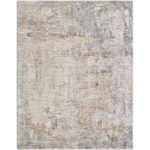 Brunswick Light Gray Machine Woven Rug by Livabliss