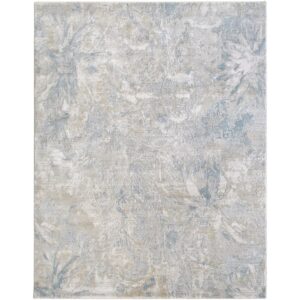Brunswick Light Gray Machine Woven Rug by Livabliss