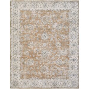 Brunswick Light Brown Machine Woven Rug by Livabliss