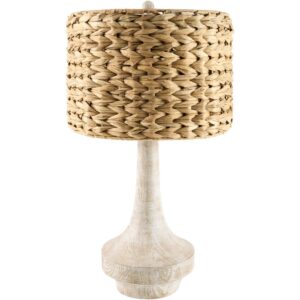 Carson White Resin Table Lamp by Livabliss