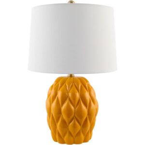 Cagli Orange Ceramic Table Lamp by Livabliss